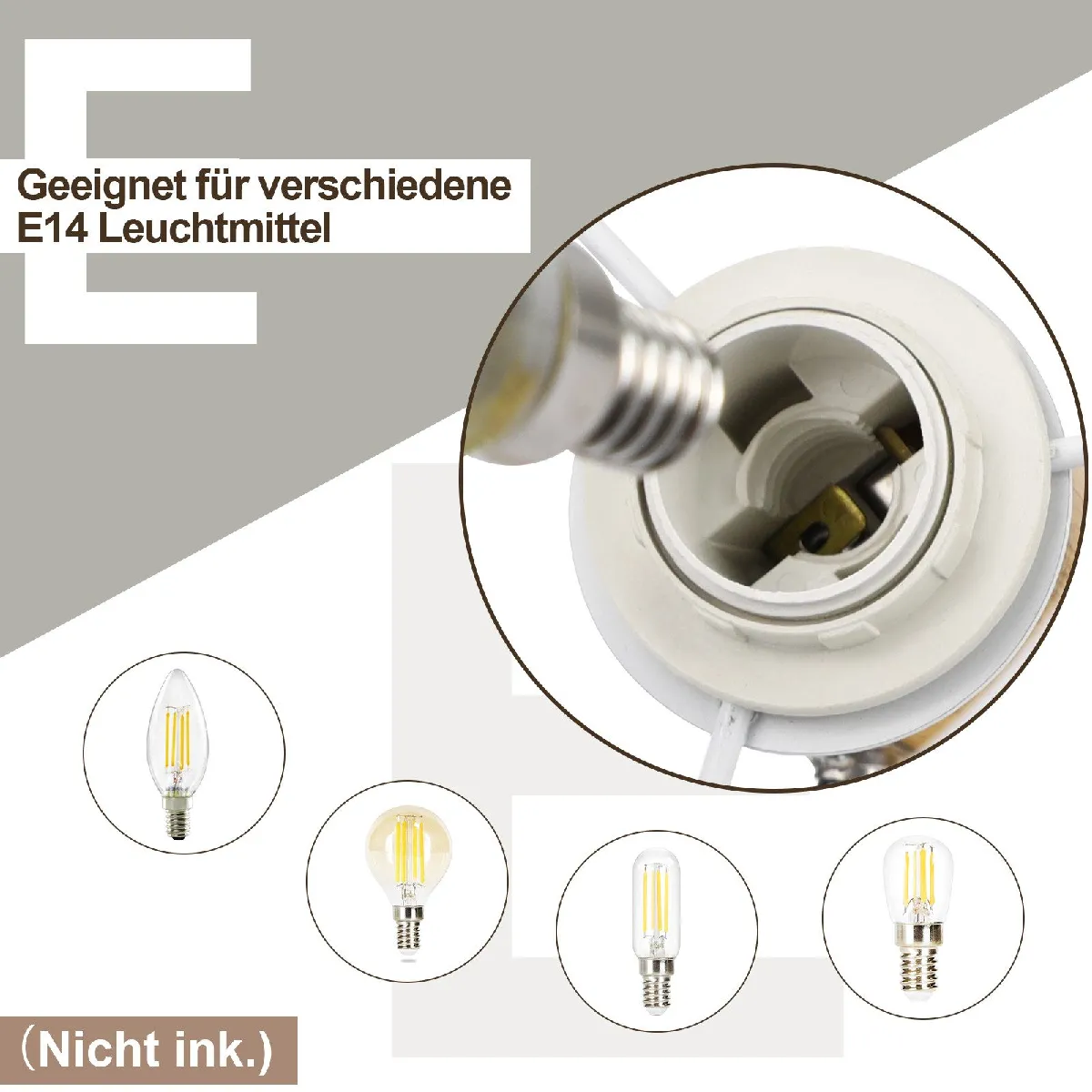 ZMH Lampe Pendante 3 Flame