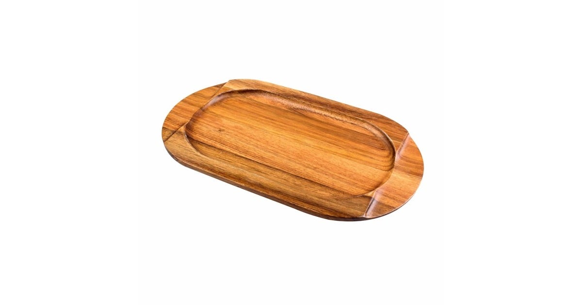 VictoriaAcacia plank voor Serveerschaal 34 x 17 cm onderzetter  (Houtkleur)