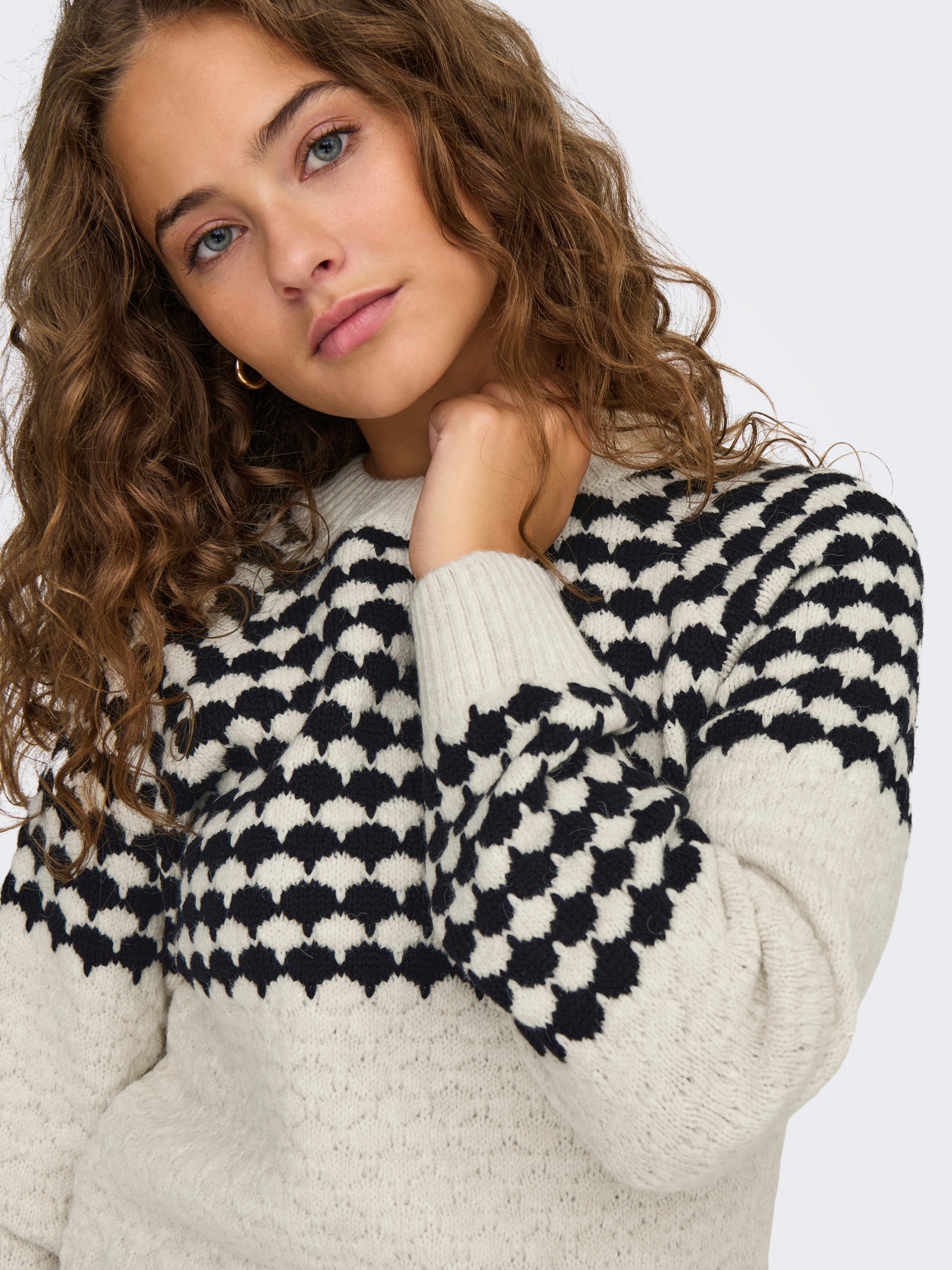 ONLCANADA Strickpullover Whitecap Gray