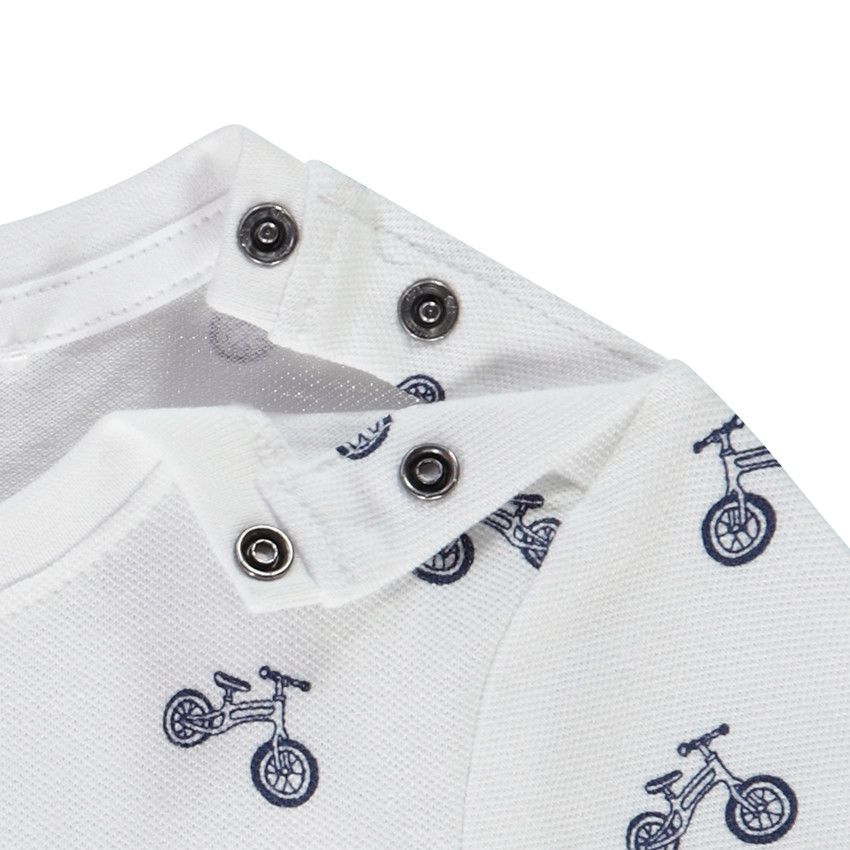 T-shirt manches courtes imprimé vélos pour bébé garçon - Blanc