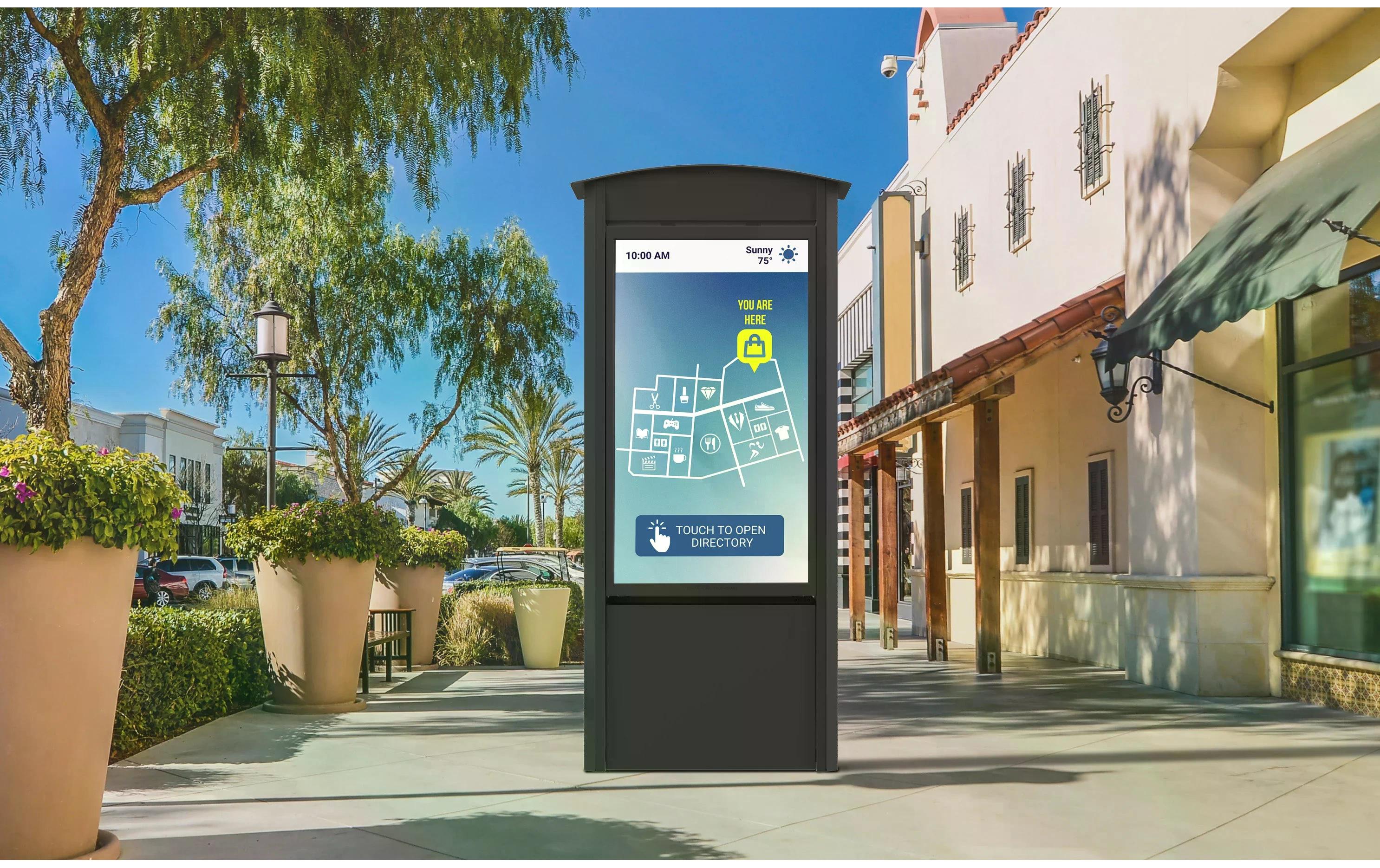 Touchscreen-Overlay IRTO55-XHB4<br>Xtreme IR-Touch-Overlay für die Verwendung mit Xtreme 55”-Displays und die Kiosk-Serie KOP55XHB-EUK