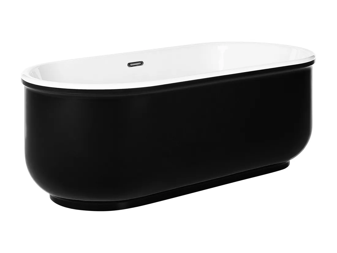 Baignoire îlot noire 170 x 80 cm PINEL