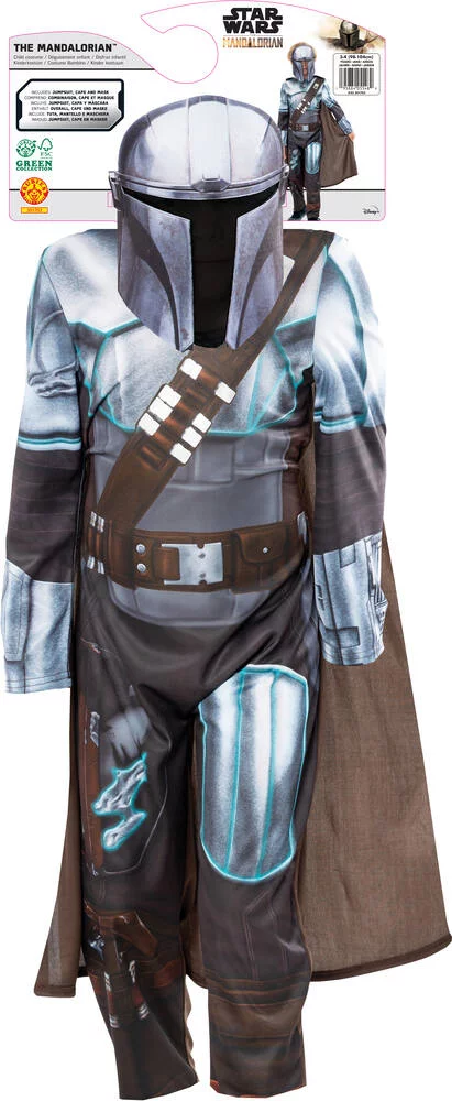 GREEN COLLECTION - DEGUISEMENT MANDALORIAN TAILLE 7-8 ANS