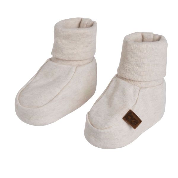 Baby's Only Slofjes Melange Warm Linen 0-3 mnd\n