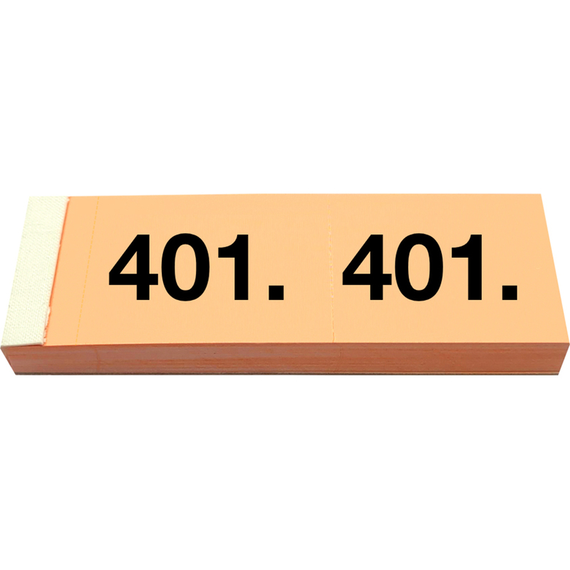 Simplex Garderobenblock, orange, 115 x 40 mm