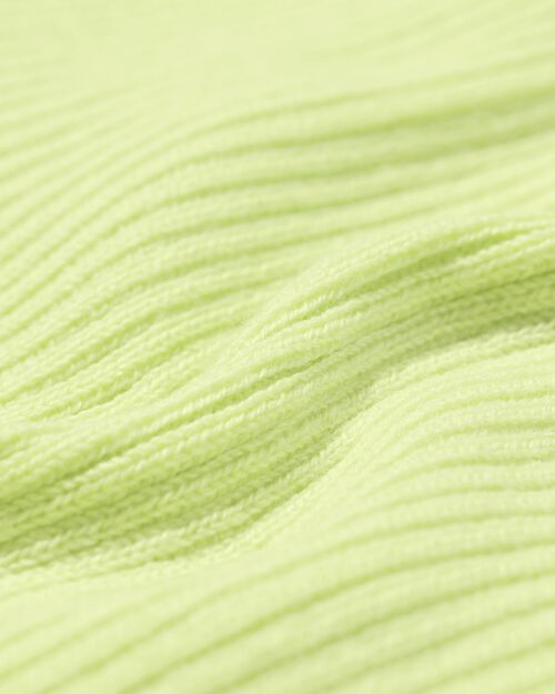 gilet maillé et côtelé pour femmes vert