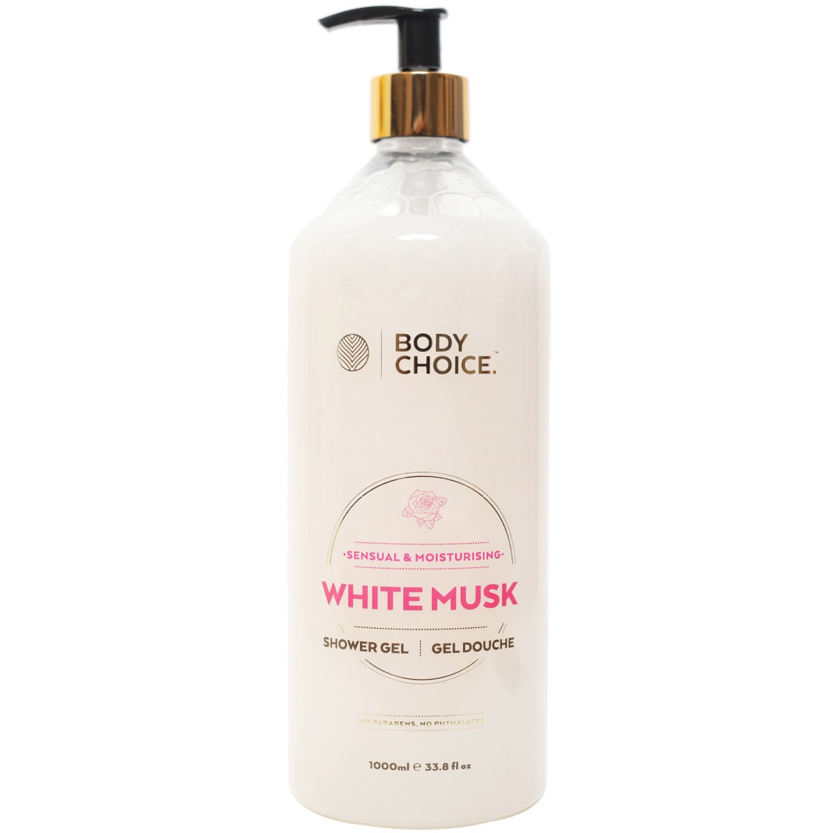 Gel douche hydratant - Musc blanc - 1 L
