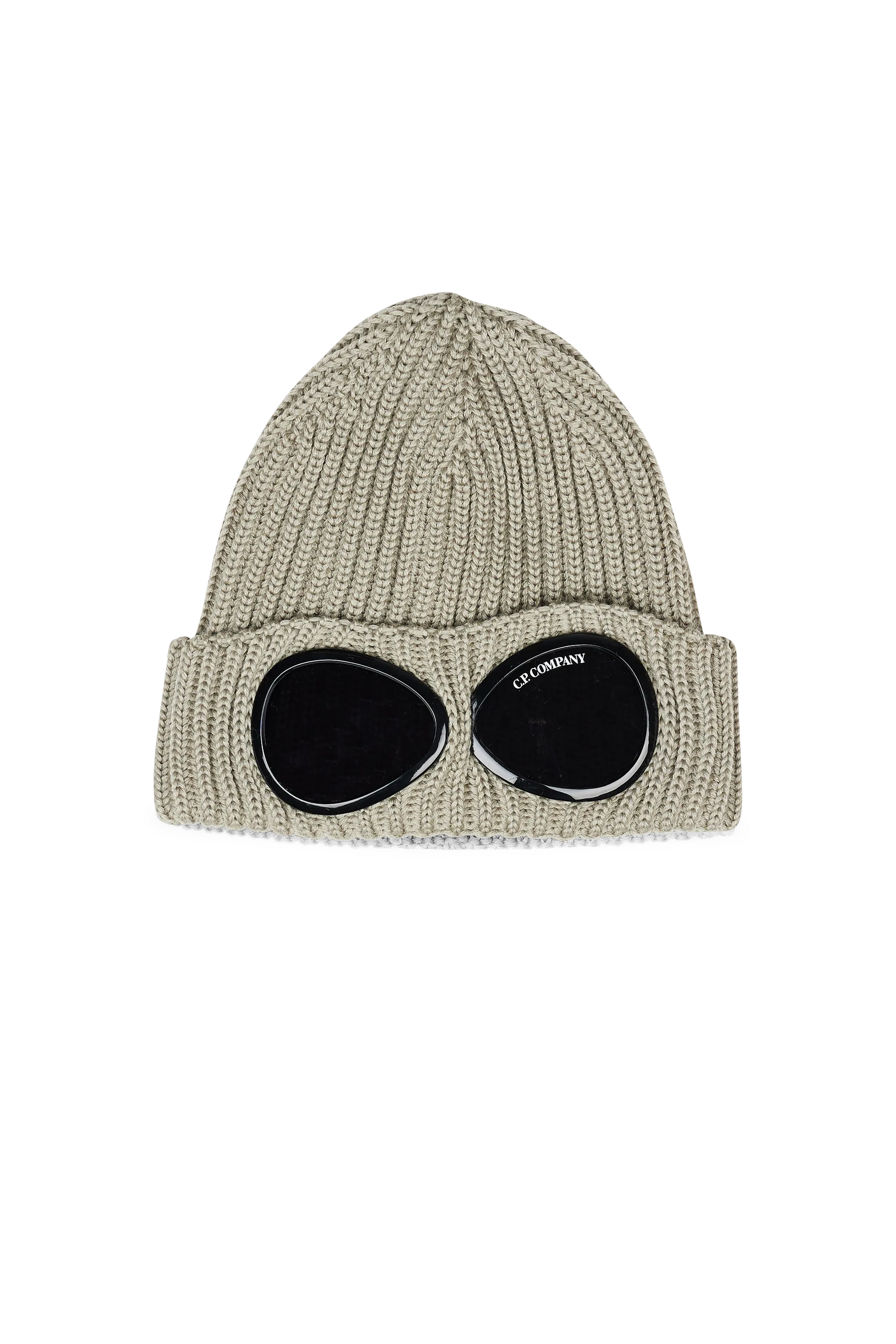 C.P. COMPANY Bonnets  EXTRAFINE MERINO WOOL GOGGLE BEANIE Vert