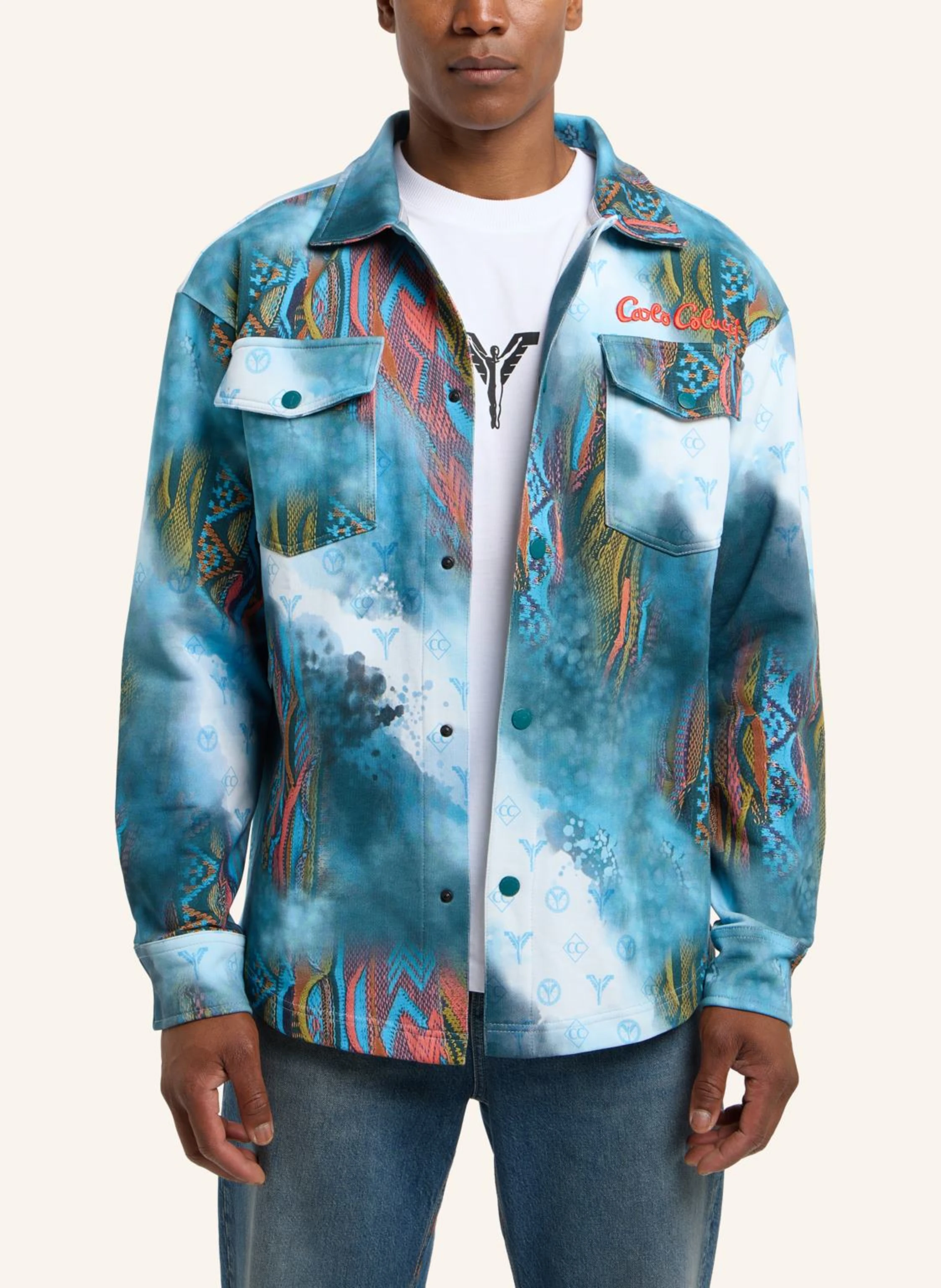 CARLO COLUCCI Hemd - Sprayed Knit DISTASO