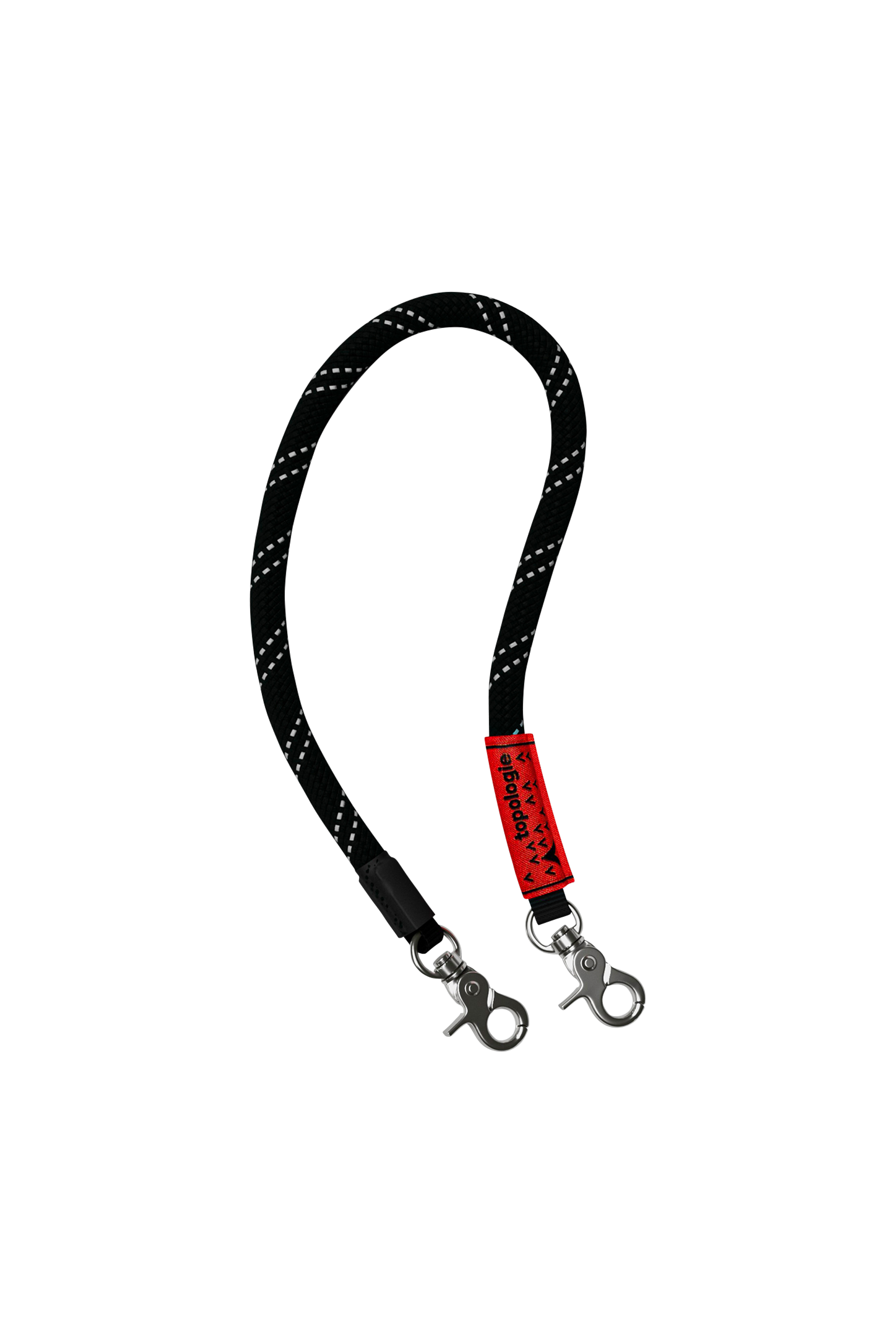 TOPOLOGIE cordon de téléphone 10mm Rope Strap Noir