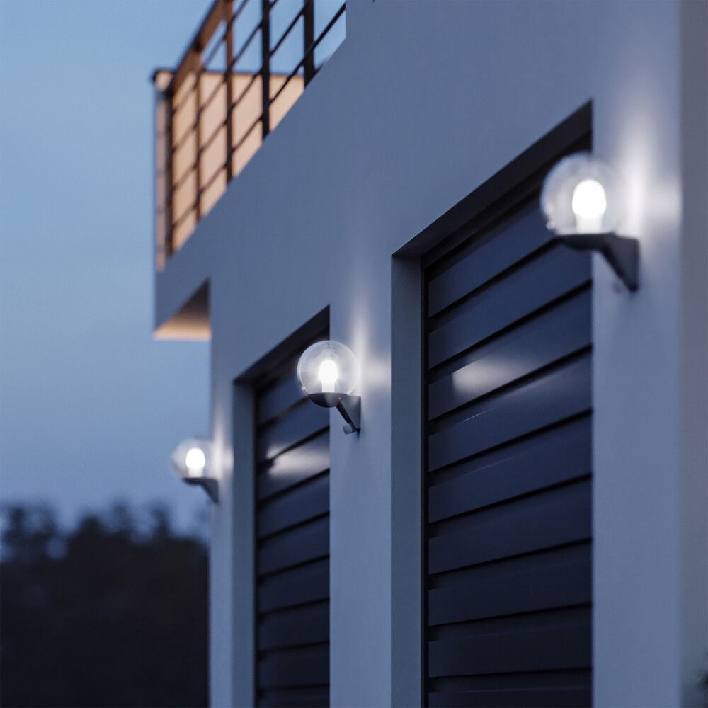VEGGLAMPE STEINEL MED SENSOR L585 SVART