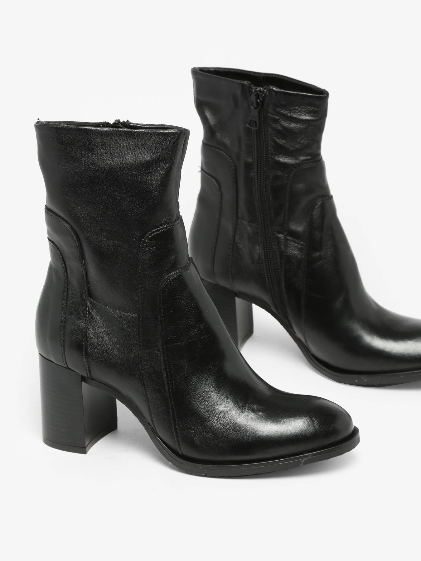 Bottines  talon en cuir MJUS