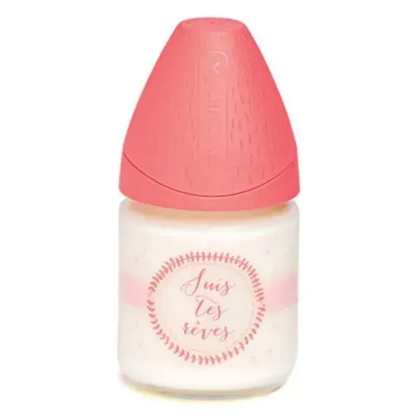 Suavinex Biberon en Verre Meaningful Life Rose 120ml