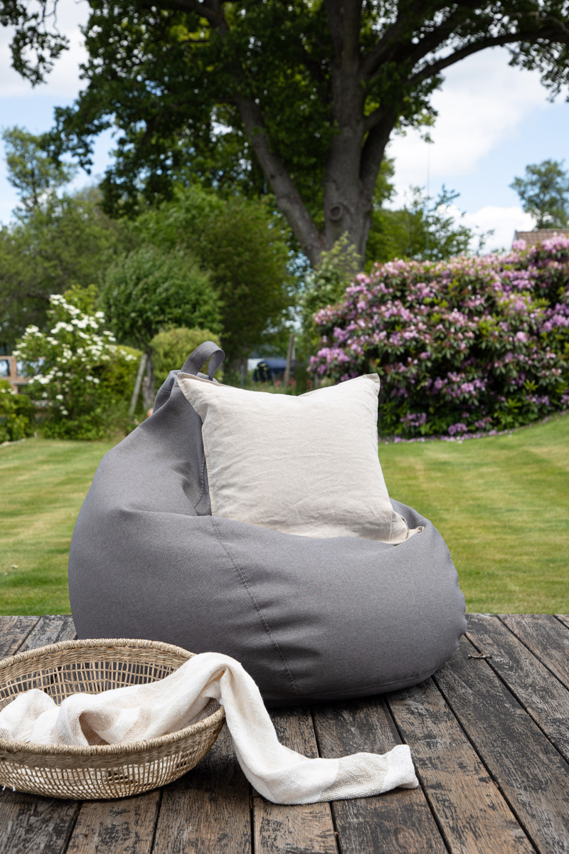Outdoor lounge zitzak Nils Grijs