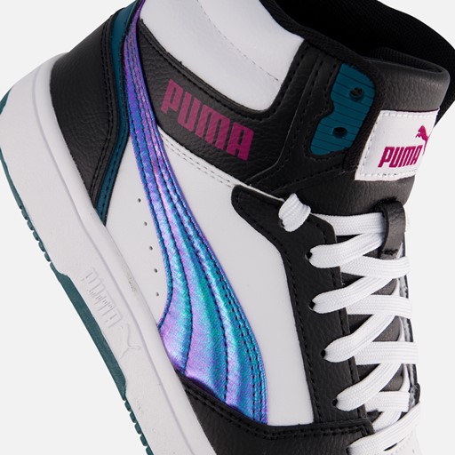 Puma Rebound V6 Mid Bouncy Sky Sneakers zwart