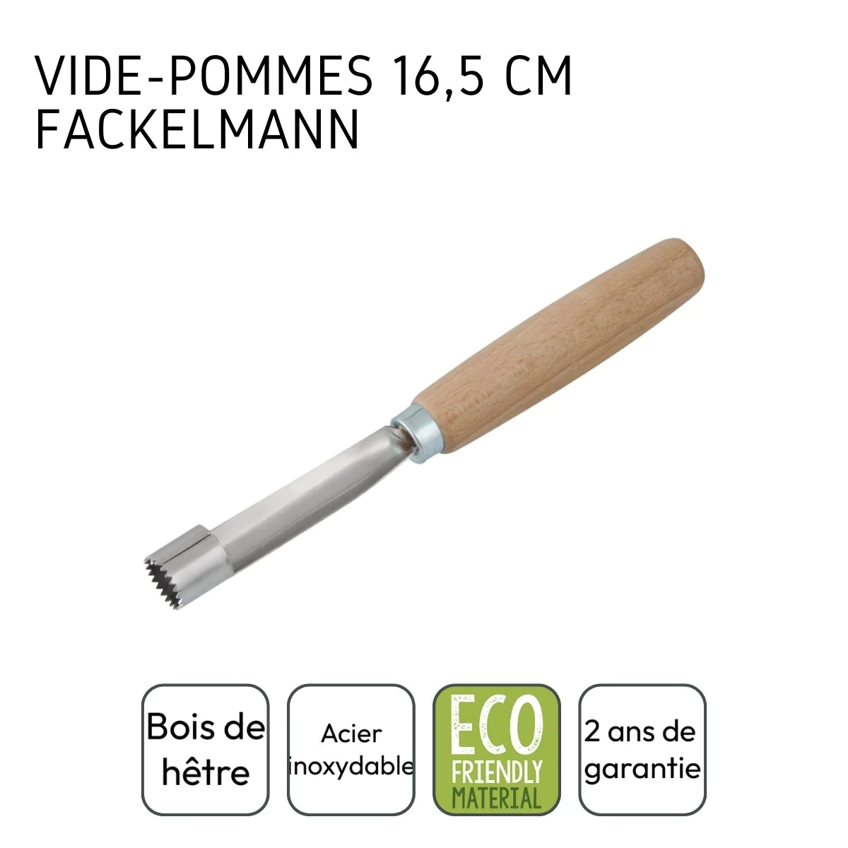 Vide pomme bois de hêtre FSC Eco Friendly Fackelmann