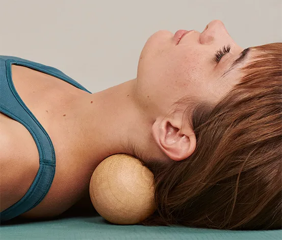 Duo-Massageball aus Holz