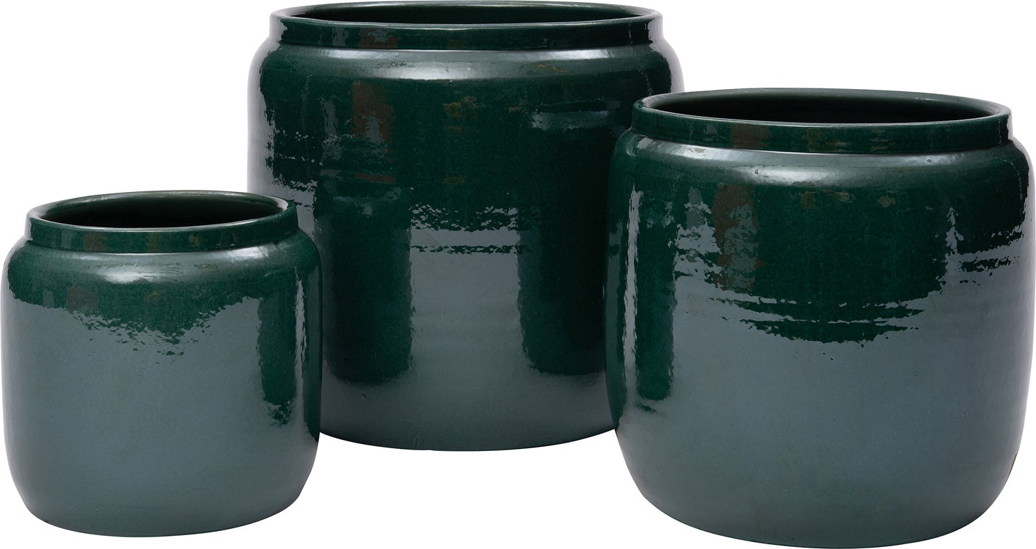 Intratuin bloempot Merel groen D 20 H 19 cm