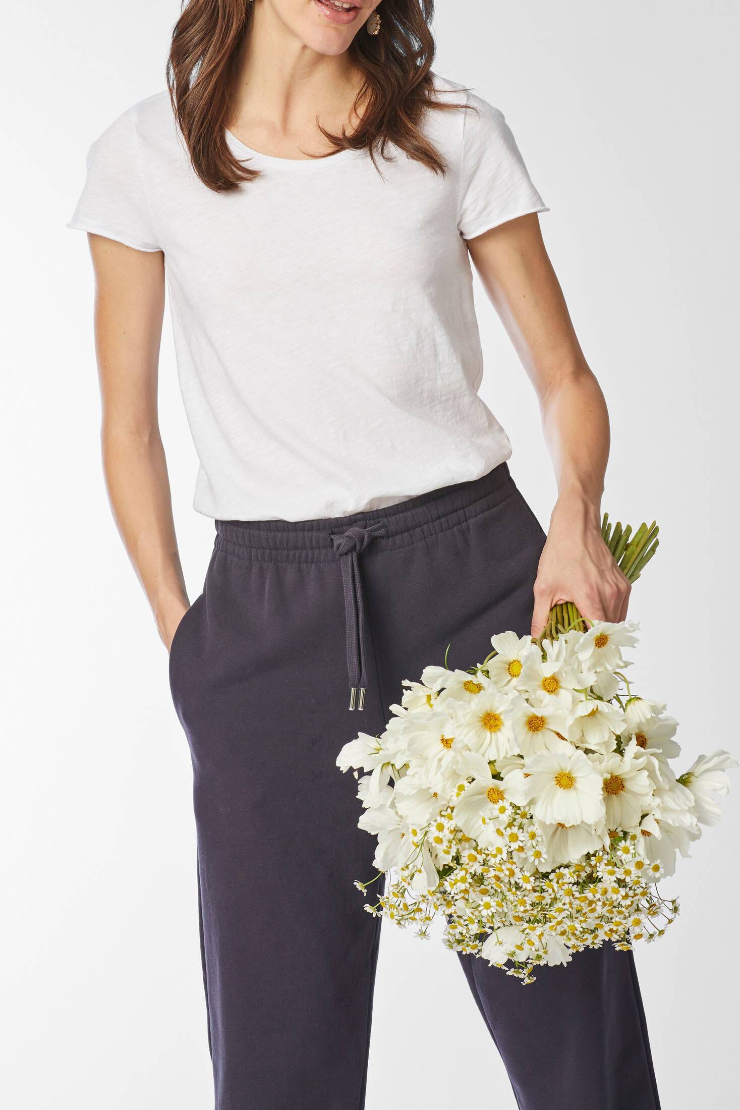 Rich & Royal| Damen Shirt SLUB Kurzarm