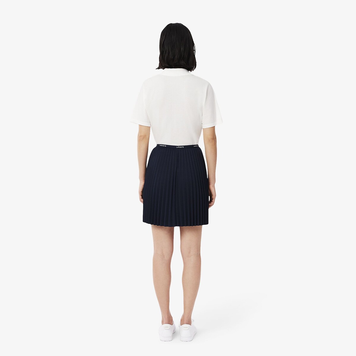 LACOSTE<br>Saia curta plissada