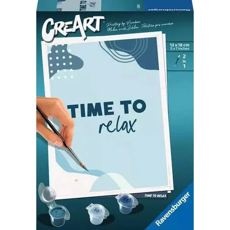 Ravensburger CreArt Time to relax - Malen nach Zahlen für Erwachsene