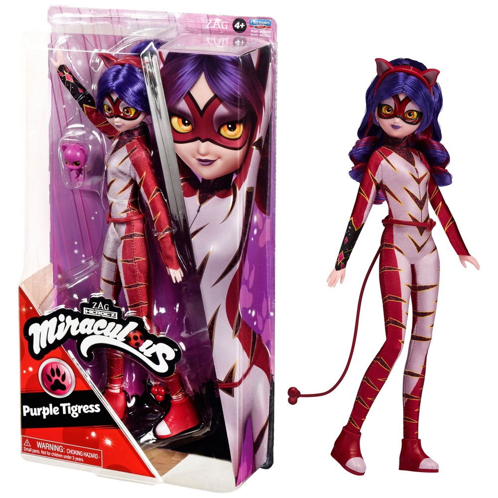 Miraculous Ladybug 26cm Lila Tigerin Modepuppe