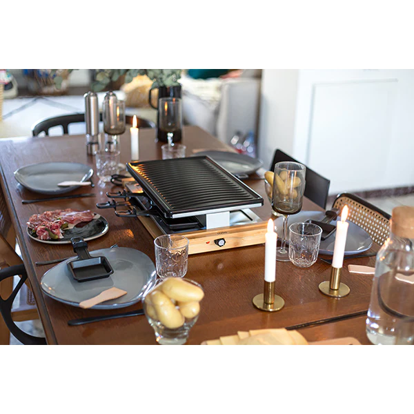 Appareil à raclette 8 personnes poêlons doubles 1200 W DOC257 Livoo