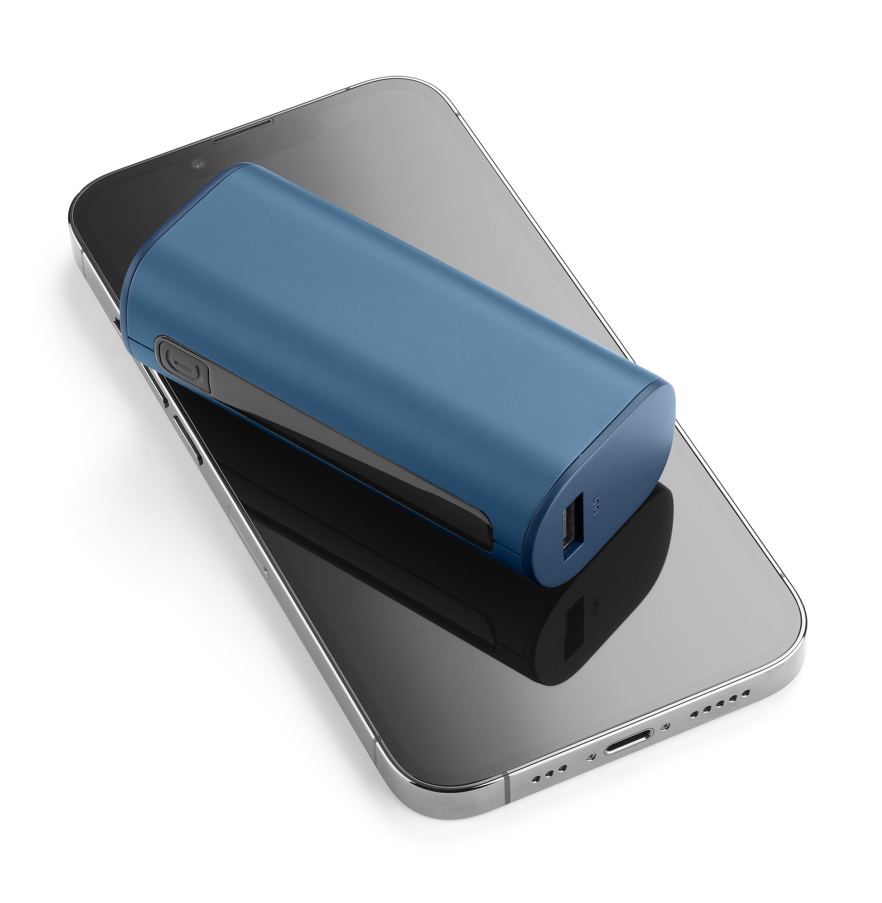 (12W) Thunder Mini 5000mAh USB / USB C Powerbank Ladegerät (PBNEWTANK5000B) - Blau