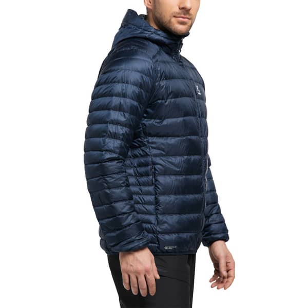 Doudoune ski HAGLÖFS ROC DOWN HOOD MEN TARN BLUE
