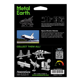 Metal Earth Space Shuttle Atlantis