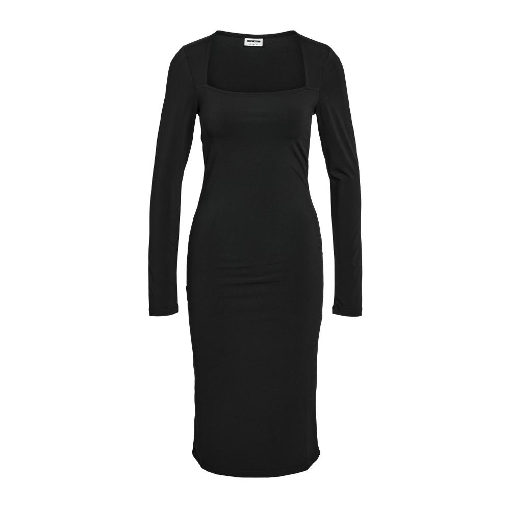 Noisy May Robe Moulante Noir Femme Noisy May Sqaure Neck