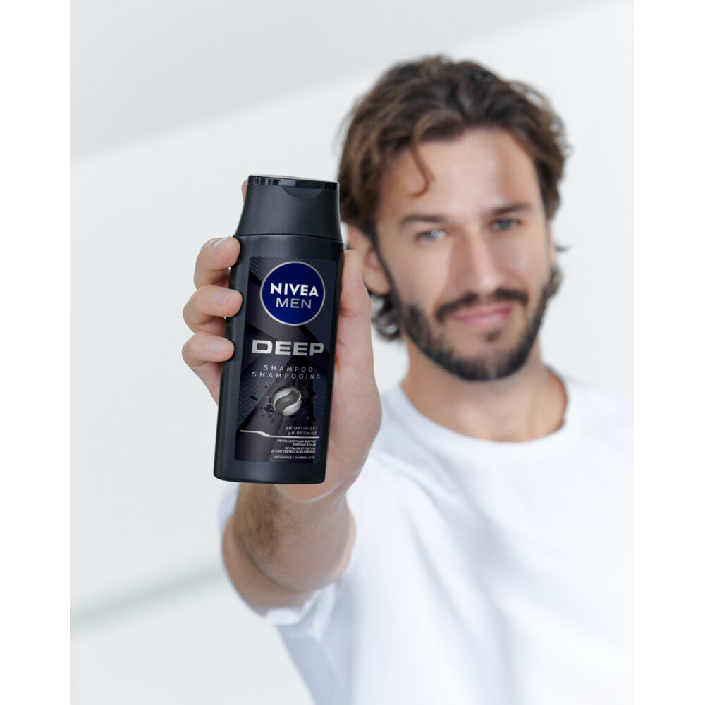 6x Nivea Men Deep Shampoo 250 ml