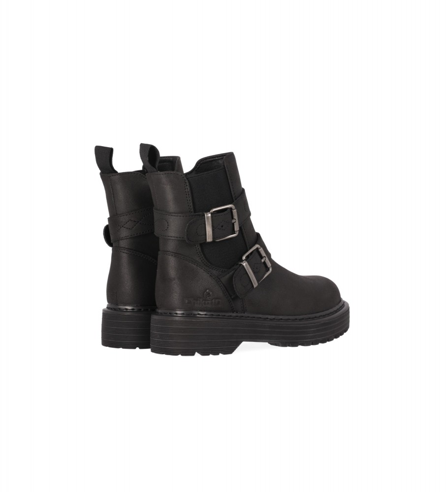 Chika10 Botas Infantis Suíça 09 pretas