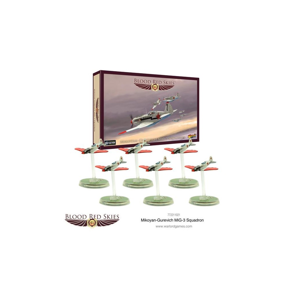 Blood Red Skies - Soviet- Mikoyan-Gurevich MiG-3 Squadron, 6 Planes