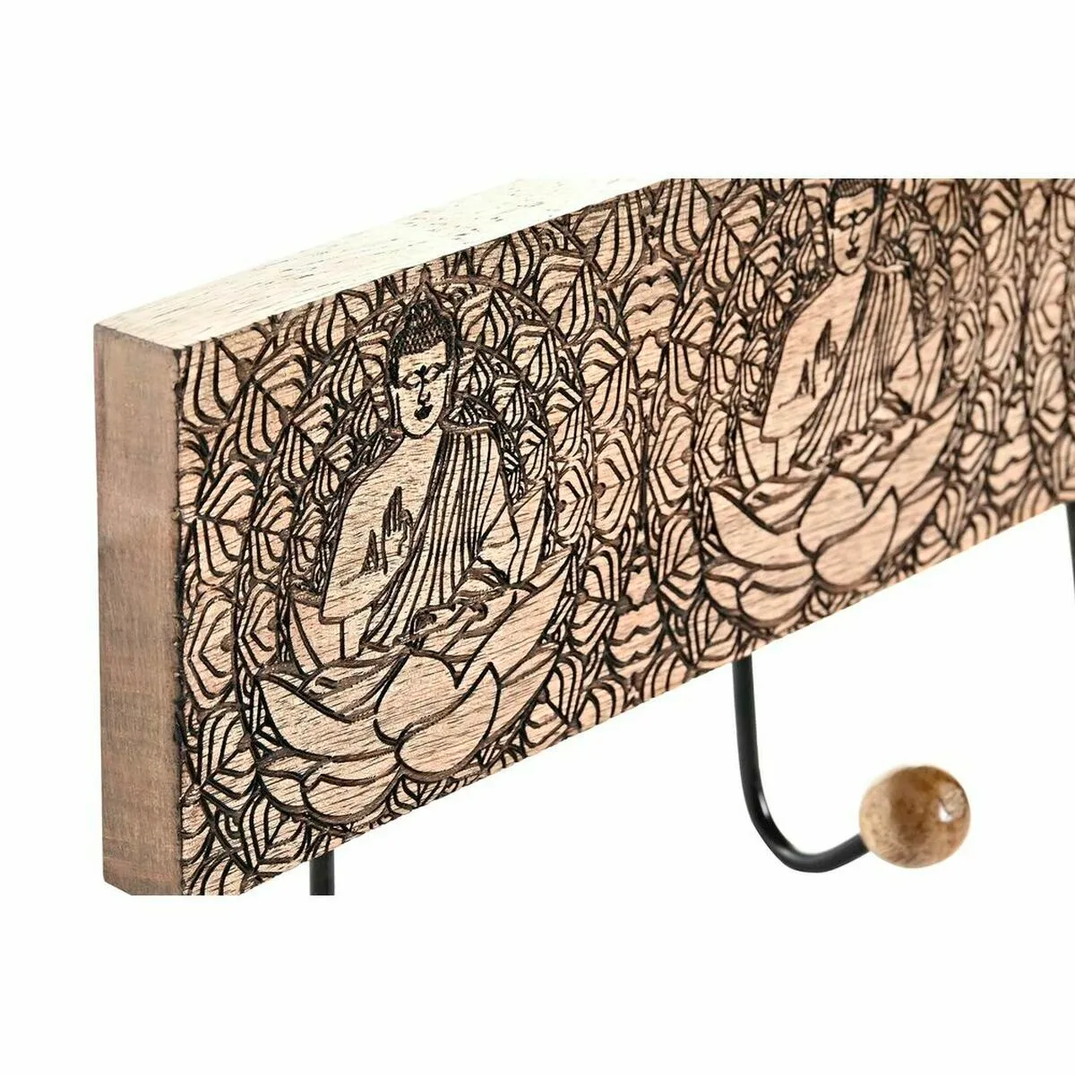 Porte-manteau DKD Home Decor - Métal et Bois