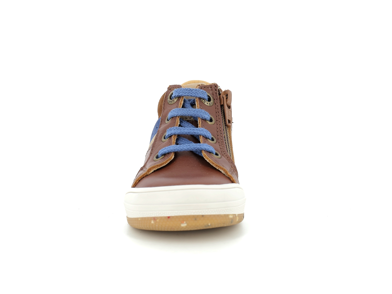 Bopy-RINKOU Cuir Marron Bleu