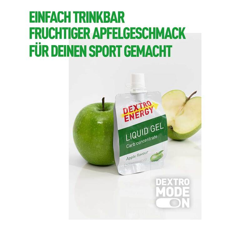 Dextro Energy Sports Nutr.Liquid Gel Apple, 60 ml