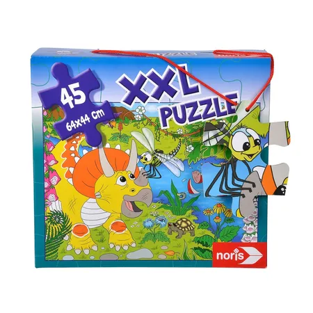 Noris Spiele XXL Puzzle Dinosaurier, 45 Teile