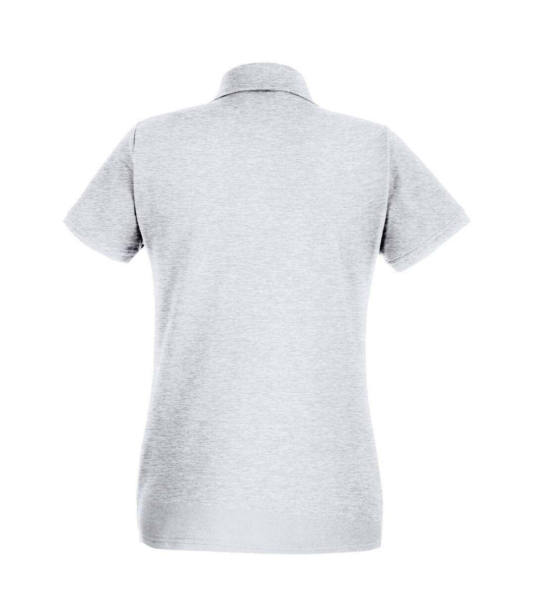 Fruit of the Loom - Polo PREMIUM - Femme (Gris clair chiné) - UTBC1377