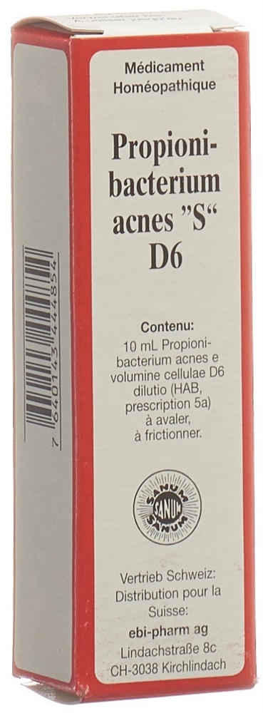SANUM Propionibacterium acnes Tropfen 6 D 10 ml