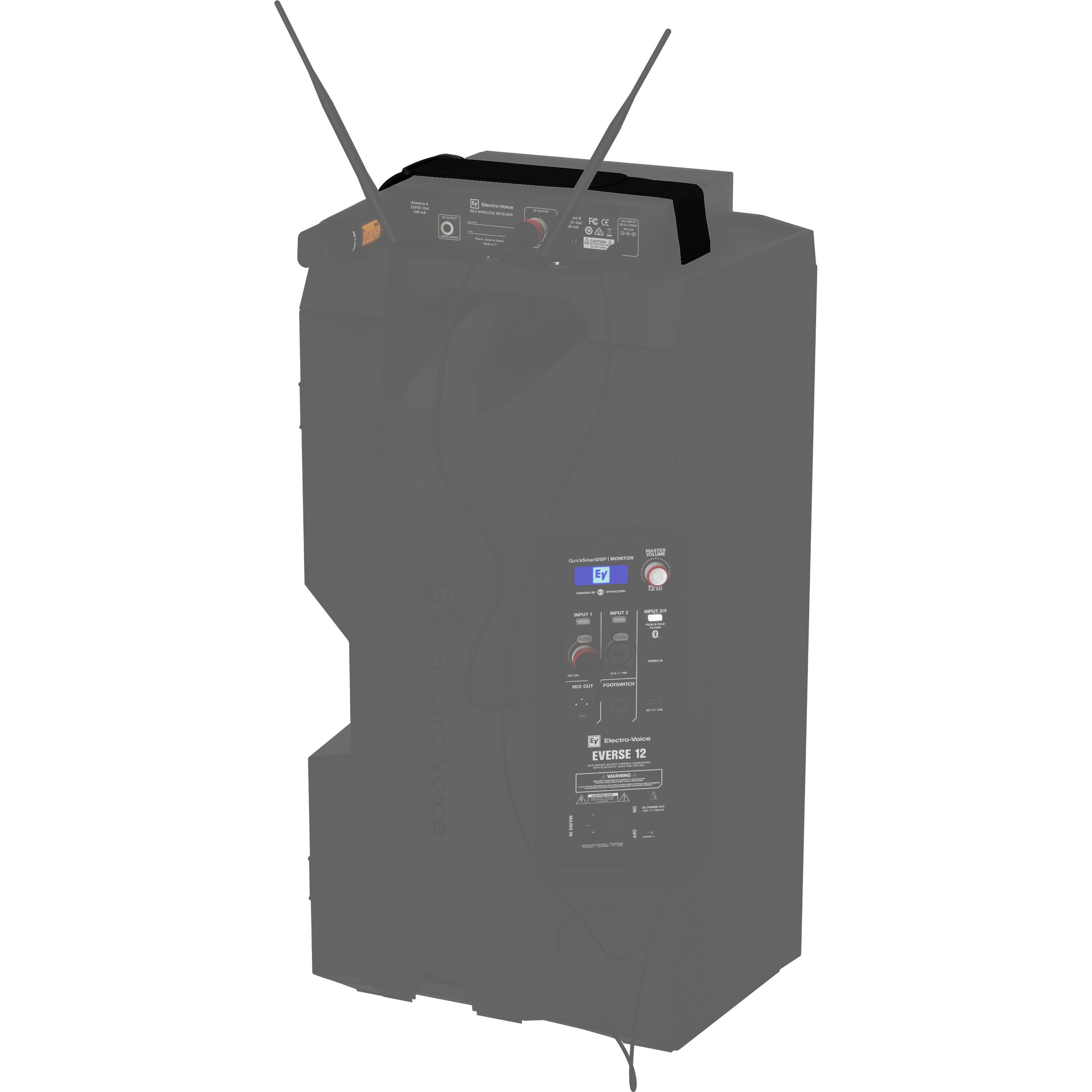 Electro-Voice Everse 12 Tray B montageplaat voor accessoires