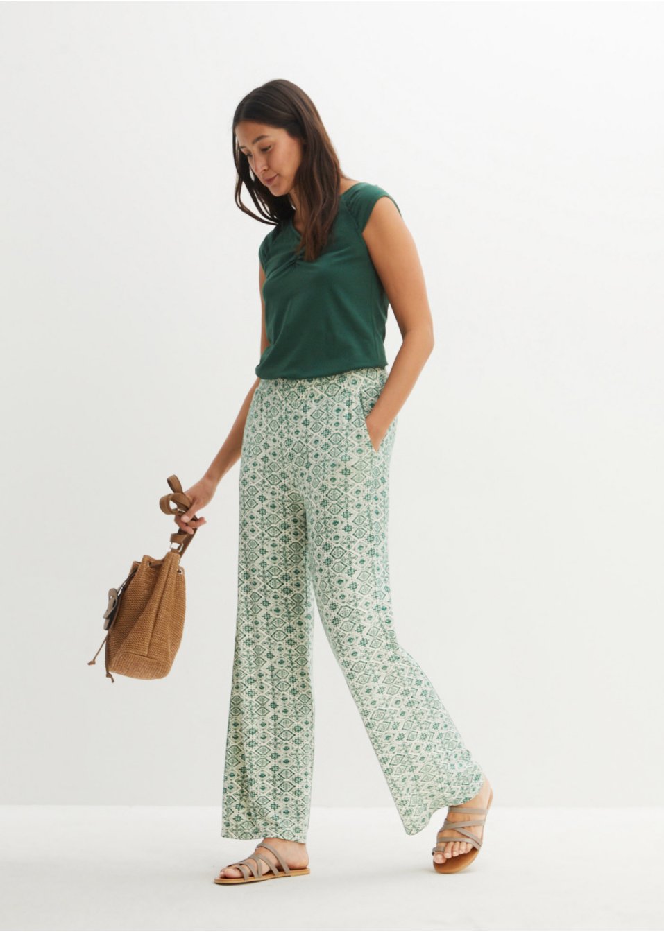 Pantalon en viscose
