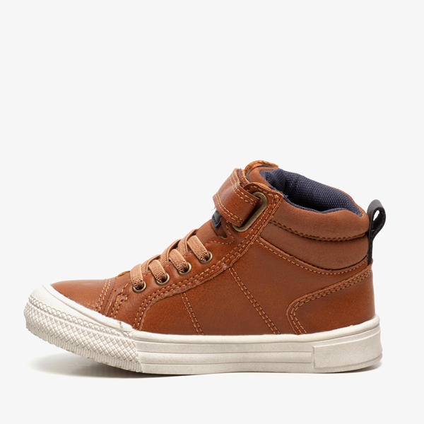 Blue Box hoge jongens sneakers cognac