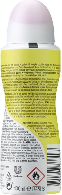 Zwitsal Original Deodorant - 6 x 100 ml - Voordeelverpakking