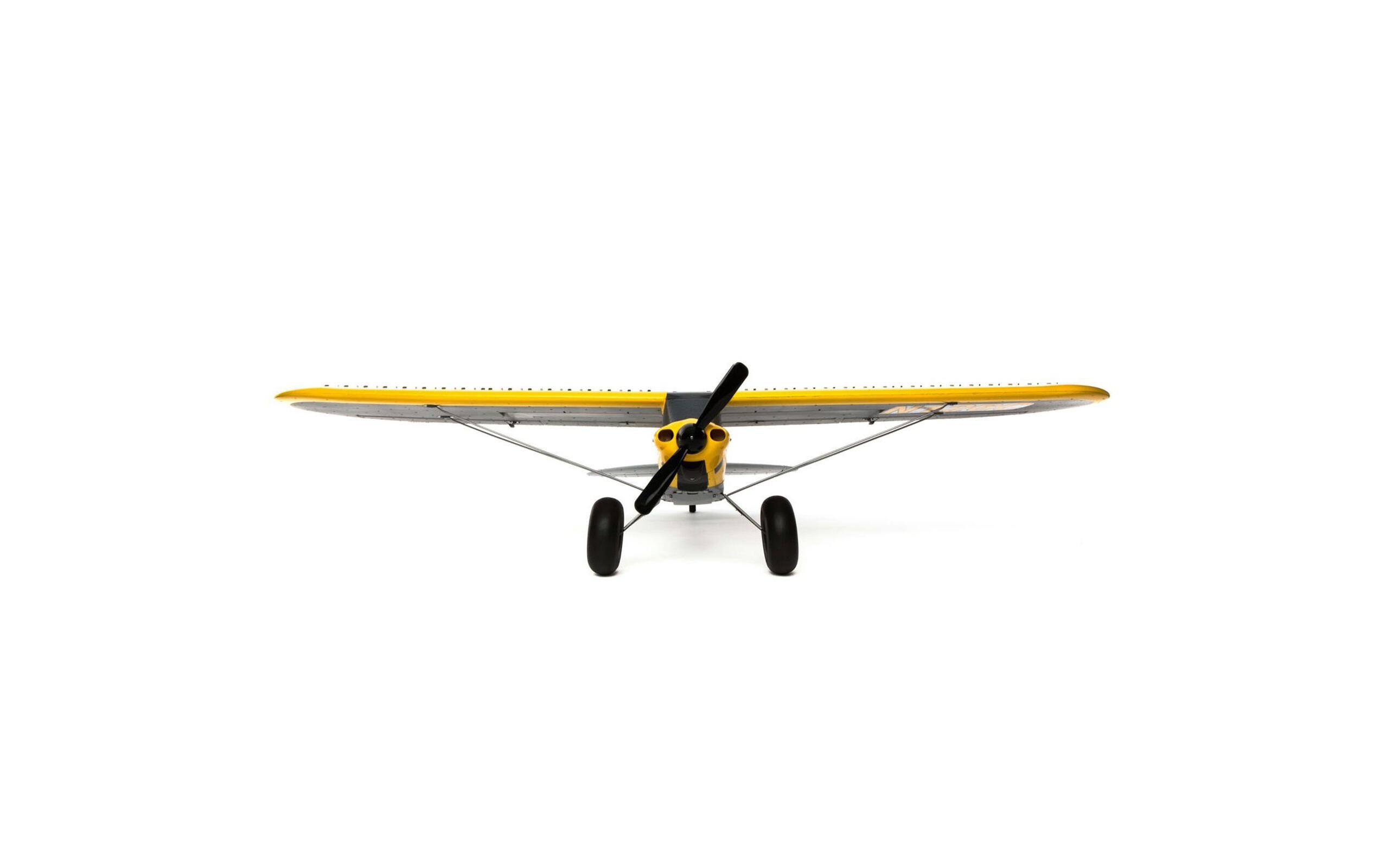 Motorflugzeug Carbon Cub S2 1300 mm SAFE, ARTF<br>Einsteigertaugliches RC Flugzeug mit Busch-Fahrwerk und Spektrum Technik