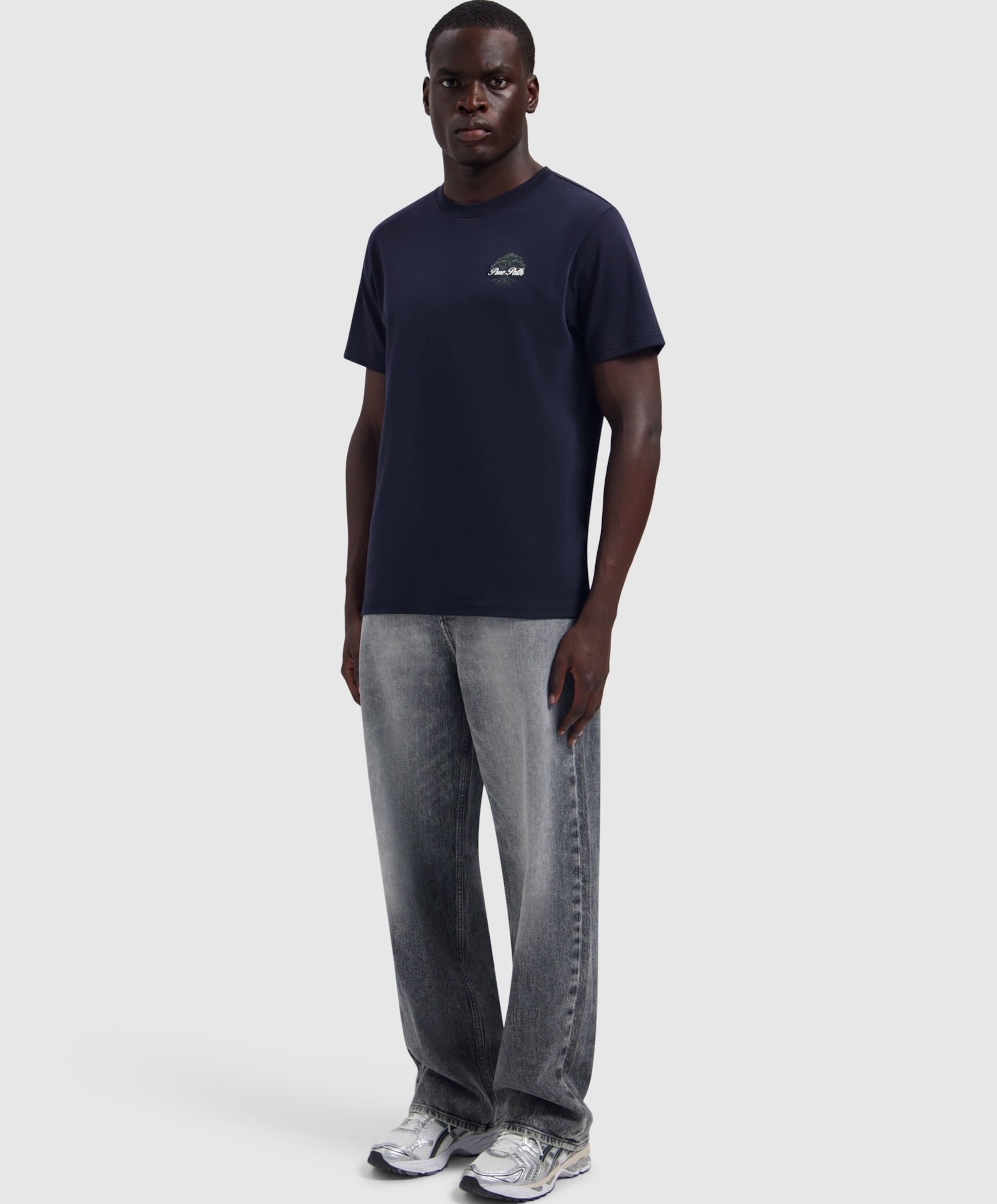 Pure Path Heren T-shirt blauw