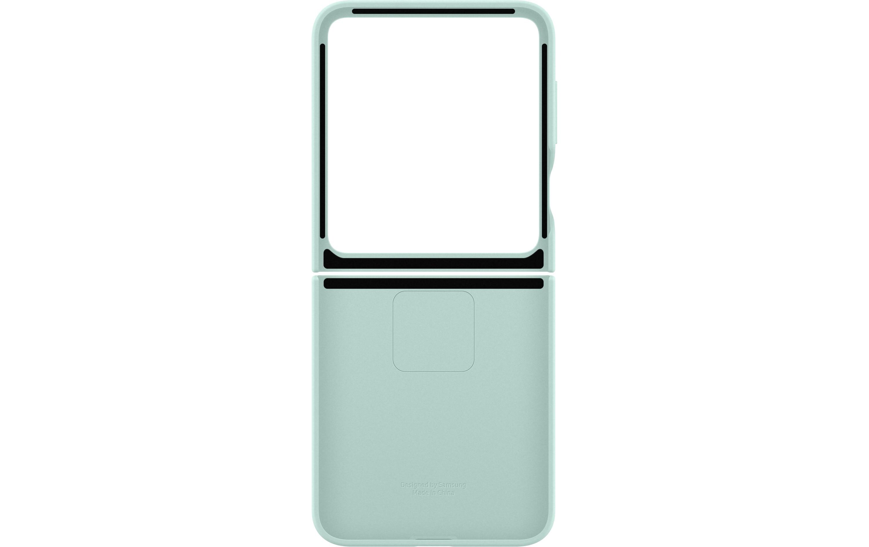 Back Cover Silicone Galaxy Z Flip6 MintSchutzhülle für das Samsung Galaxy Z Flip6