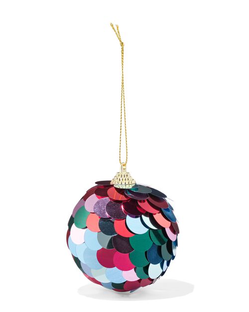 boule de Noël multi paillettes