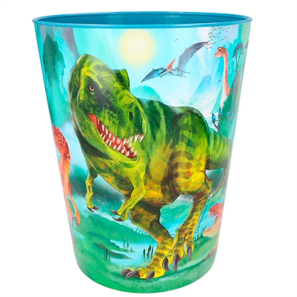 Køb Dino World Papirkurv Blå