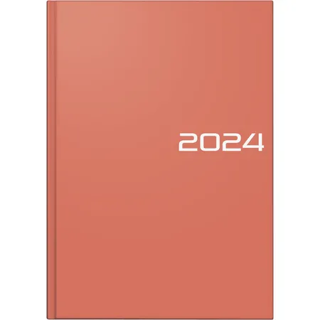BRUNNEN Buchkalender coral A5, 2024